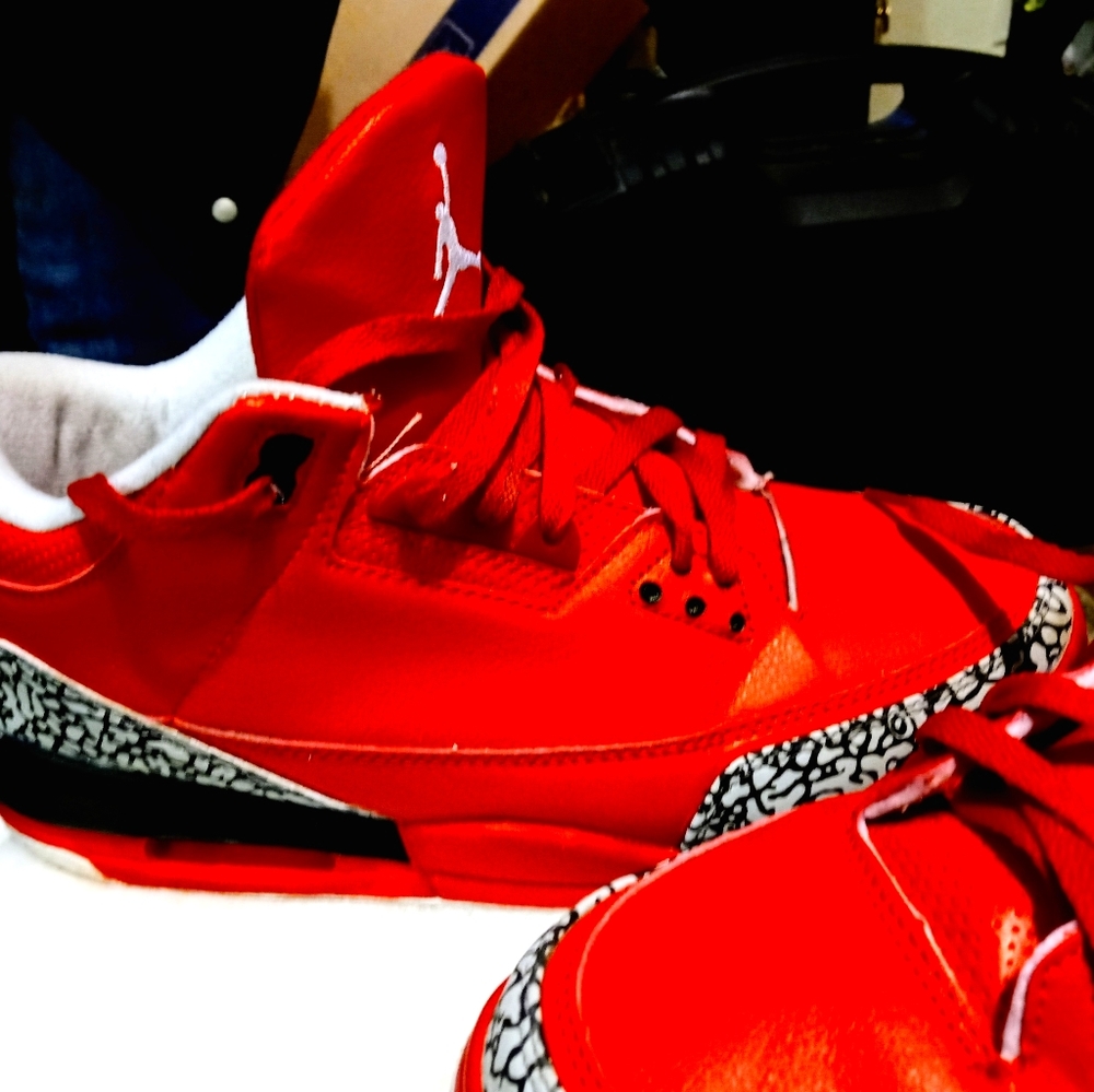 Pair of DJ Khaled Retro3 Jordan's